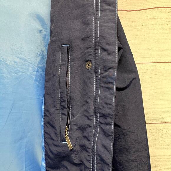 Eddie Bauer Blue WeatherEdge Lined Hooded Jacket size L - Picture 6 of 10